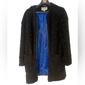 BCBGeneration Womans Black Coat, Size S